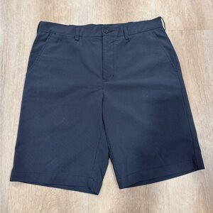 PGA Tour Navy Men's Flat Front Shorts